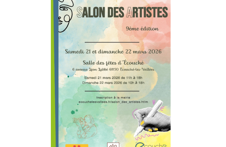 9ème salon des artistes Ecouché-les-Vallées 6-8