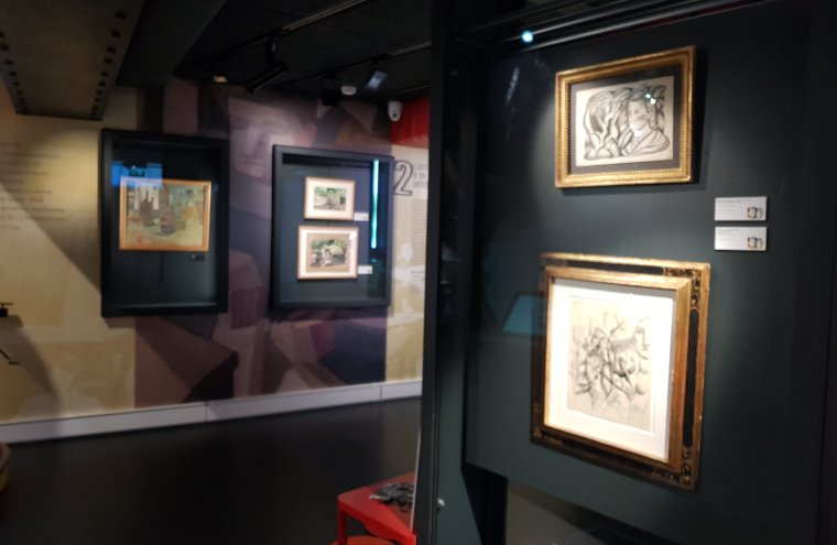 vue intérieure de l'exposition